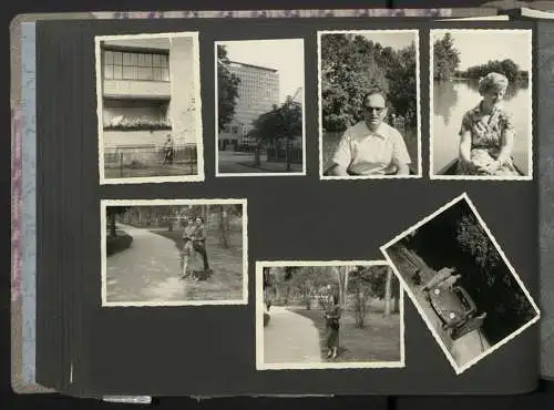 Fotoalbum mit 200 Fotografien, Mutterglück, Familie Bosse (1942-1958), Kinderfotos, Kinderwagen, Soldat in Uniform