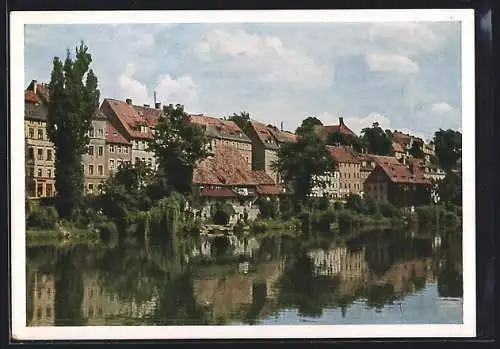 AK Görlitz, Gerberhäuser an der Neisse