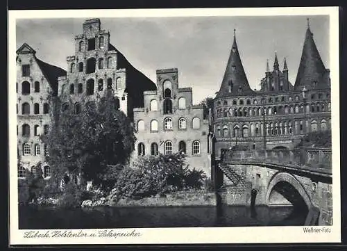 AK Lübeck, Holstentor und Salzspeicher