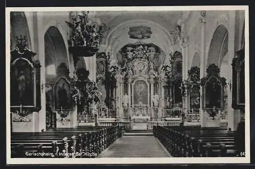AK Gerlachsheim, Inneres der Kirche