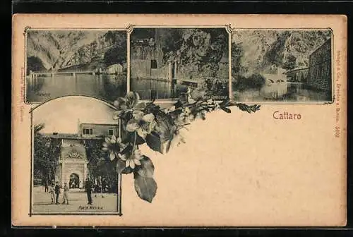 AK Cattaro, Fiumera, Porta Marinia, Porta Gordicchio