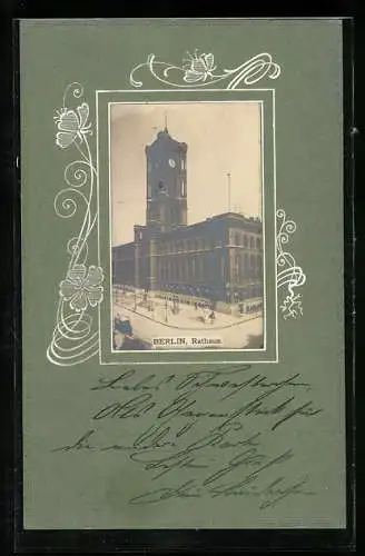 Foto-Collage-AK Berlin, Rathaus