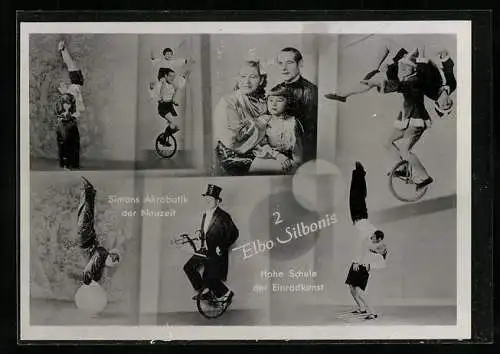 AK Simons Akrobatik der Neuzeit, Elbo Silbonis, Hohe Schule der Einradkunst