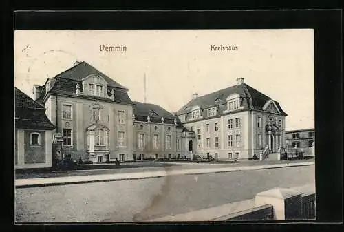 AK Demmin, Ansicht vom Kreishaus
