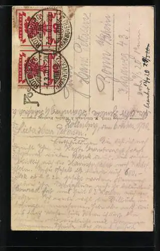 AK Rotenburg / Hann., Blick in die grosse Strasse