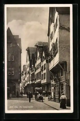 AK Köln, Buttermarkt, rechts Eingang in die Lintgasse