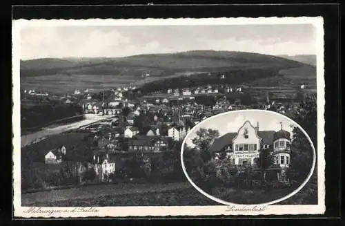 AK Melsungen a. d. Fulda, Gasthof Lindenlust, Teilansicht