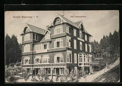 AK Braunlage i. H., Hotel Villa Hohenzollern