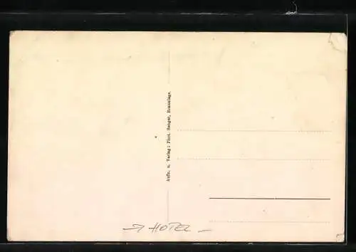 AK Braunlage i. H., Hotel Villa Hohenzollern