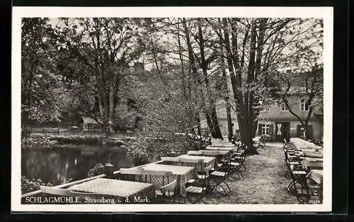 AK Strausberg i.d. Mark, Historische Gaststätte Schlagmühle