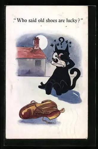 AK Who said old shoes are lucky?, Felix the Cat