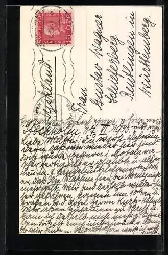 AK Dalarne, Schwedin in Tracht