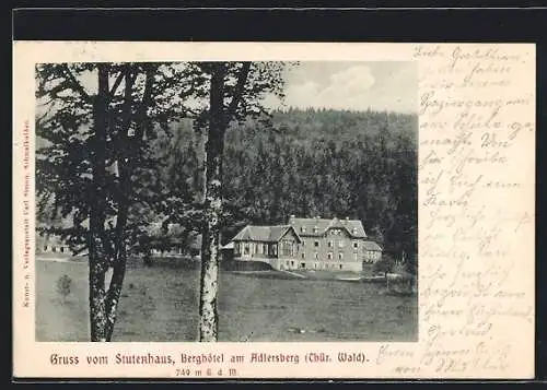 AK Vesser, Adlersberg, Berghotel Stutenhaus
