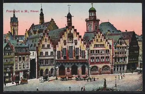 AK Alt-Frankfurt, Römer, Gasthaus Bürgerbräu Zum Alten Limpurg