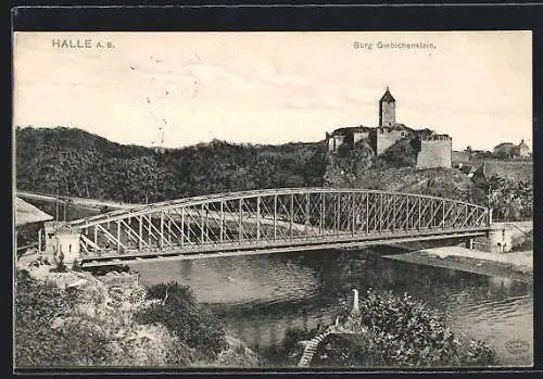 AK Halle / Saale, Burg Giebichenstein