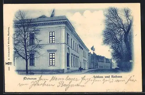 AK Doberan, Schloss und Rathaus