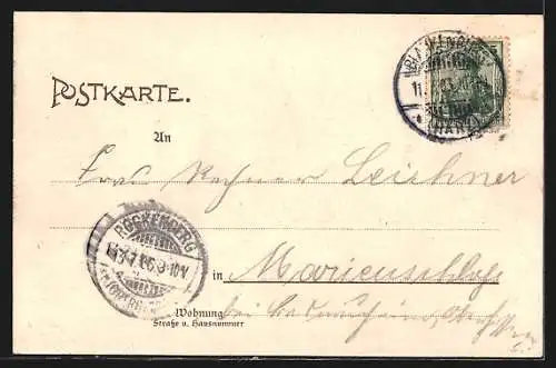 AK Blankenburg a. Harz, Gasthof zum schwarzen Bär, Inh. Christian Reinecke, Ortsansicht