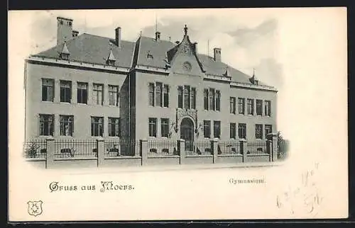 AK Moers, Blick auf das Gymnasium