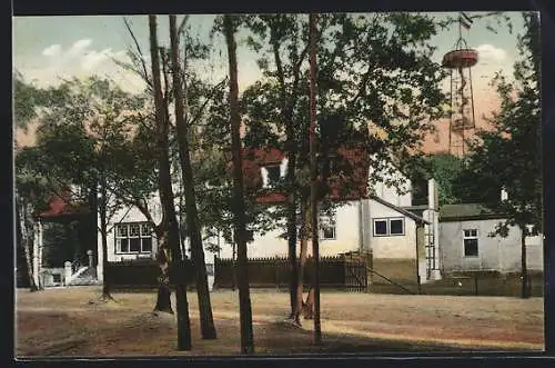 AK Krefeld, Partie am Gasthof Bergschenke, Inh. Peter Jösch