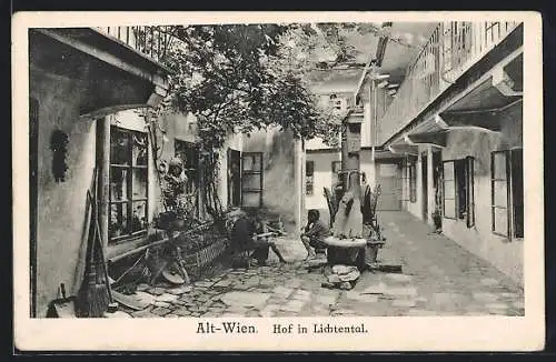 AK Alt-Wien, Hof in Lichtental