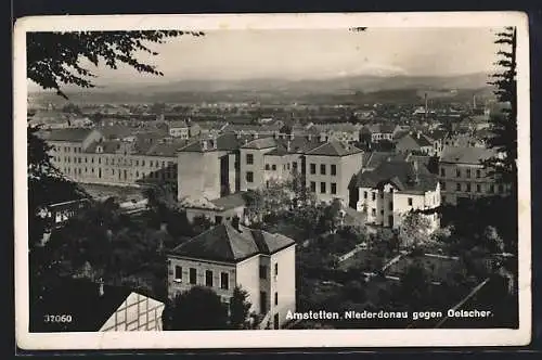 AK Amstetten /Niederdonau, Teilansicht gegen Oetscher