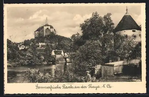 AK Raabs, Schloss mit Thayapartie