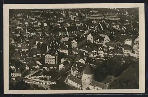 AK Krems an der Donau, Teilansicht mit Kirche