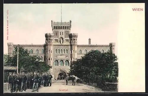 AK Wien, Arsenal mit Soldaten