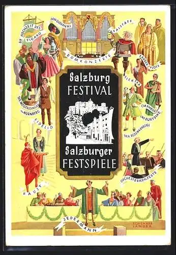 AK Salzburg, Festspiele, Der Rosenkavalier, Elektra, Falstaff