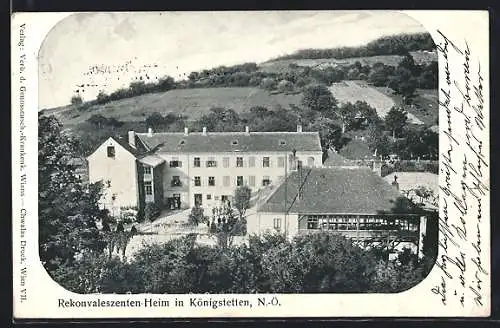 AK Königstetten /N.-Ö., Blick auf das Rekonvaleszenten-Heim