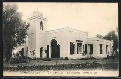 AK Oudjda, Dar el Baraka, Facade du Parc