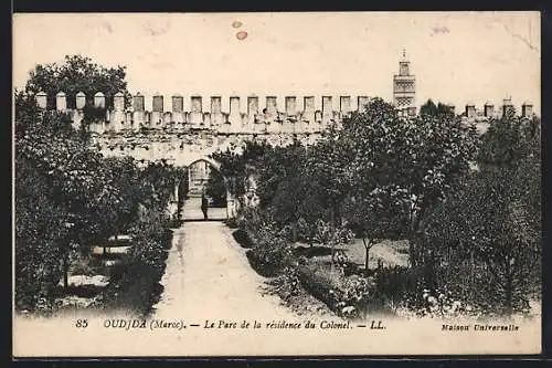 AK Oudjda, Le Parc de la résidence du Colonel