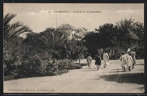 AK Casablanca, Le jardin de la Subdivision