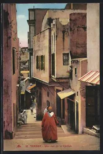 AK Tanger, Une rue de la Casbah