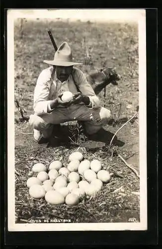 AK Südamerika, Ovos de Avestruz