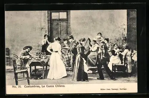 AK Südamerika, Costumbres, La Cueca Chilena