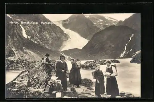 AK Norweger in Tracht