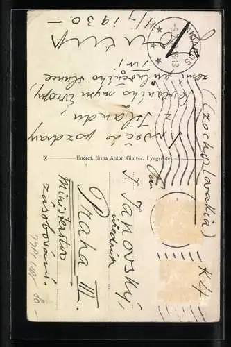 AK Lappländer mit Rentier