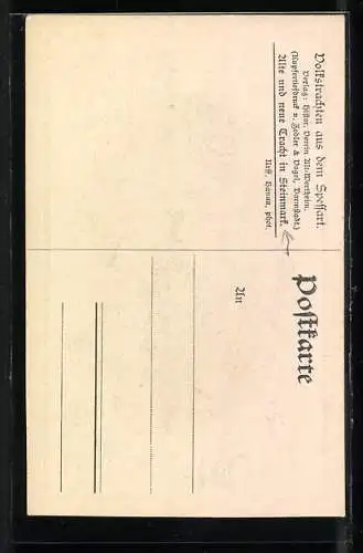 AK Steinmark / Spessart, Alte und neue Tracht