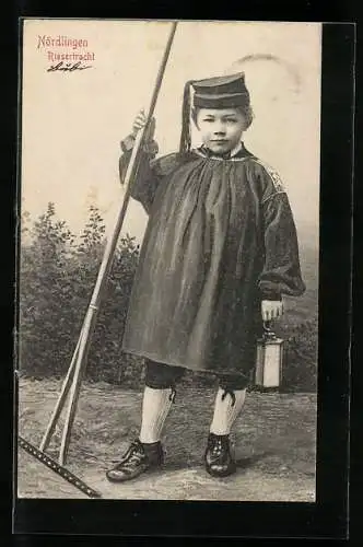 AK Nördlingen, Kind in Riesertracht