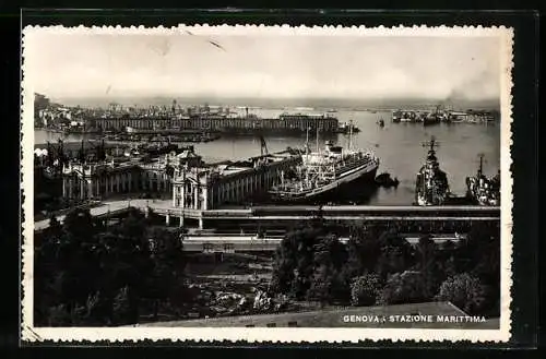 AK Genova, Stazione Mrittima, Hafen