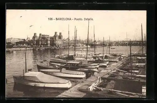 AK Barcelona, Puerto Detalle, Hafen