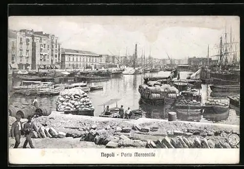 AK Napoli, Porto Mercantile, Hafenmotiv