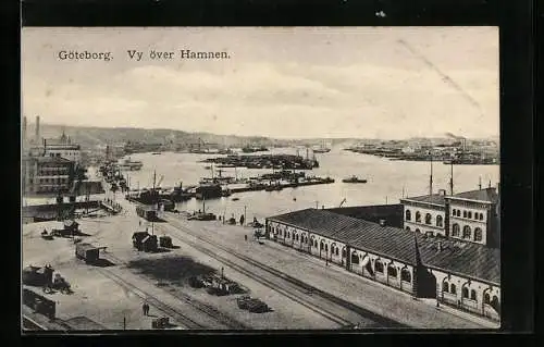 AK Göteborg, Vy över Hamnen, Hafen