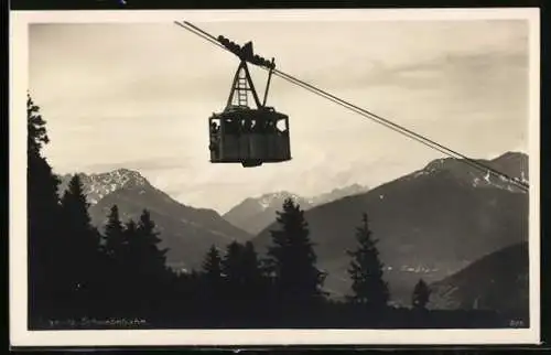 AK Garmisch-Partenkirchen, Zugspitzbahn an der Eibsee-Spitze