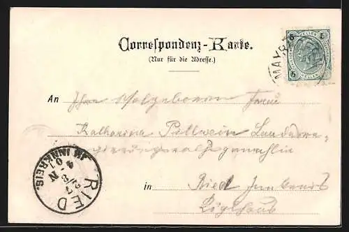 AK Ginzling /Zillerthal, Ortspartie mit Kirche