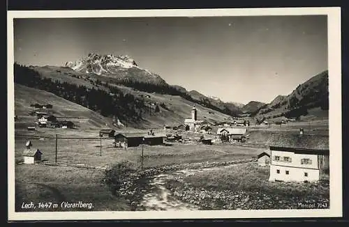 AK Lech /Vorarlberg, Ortspartie mit Kirche