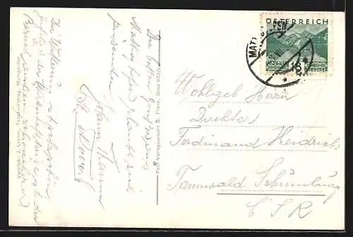 AK Mattighofen /Ob.-Oesterr., Teilansicht mit Kirche