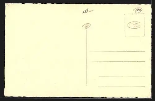 AK Braunau a. I., Uferpartie mit Kirche