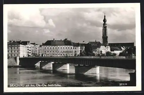 AK Braunau am Inn, Innbrücke